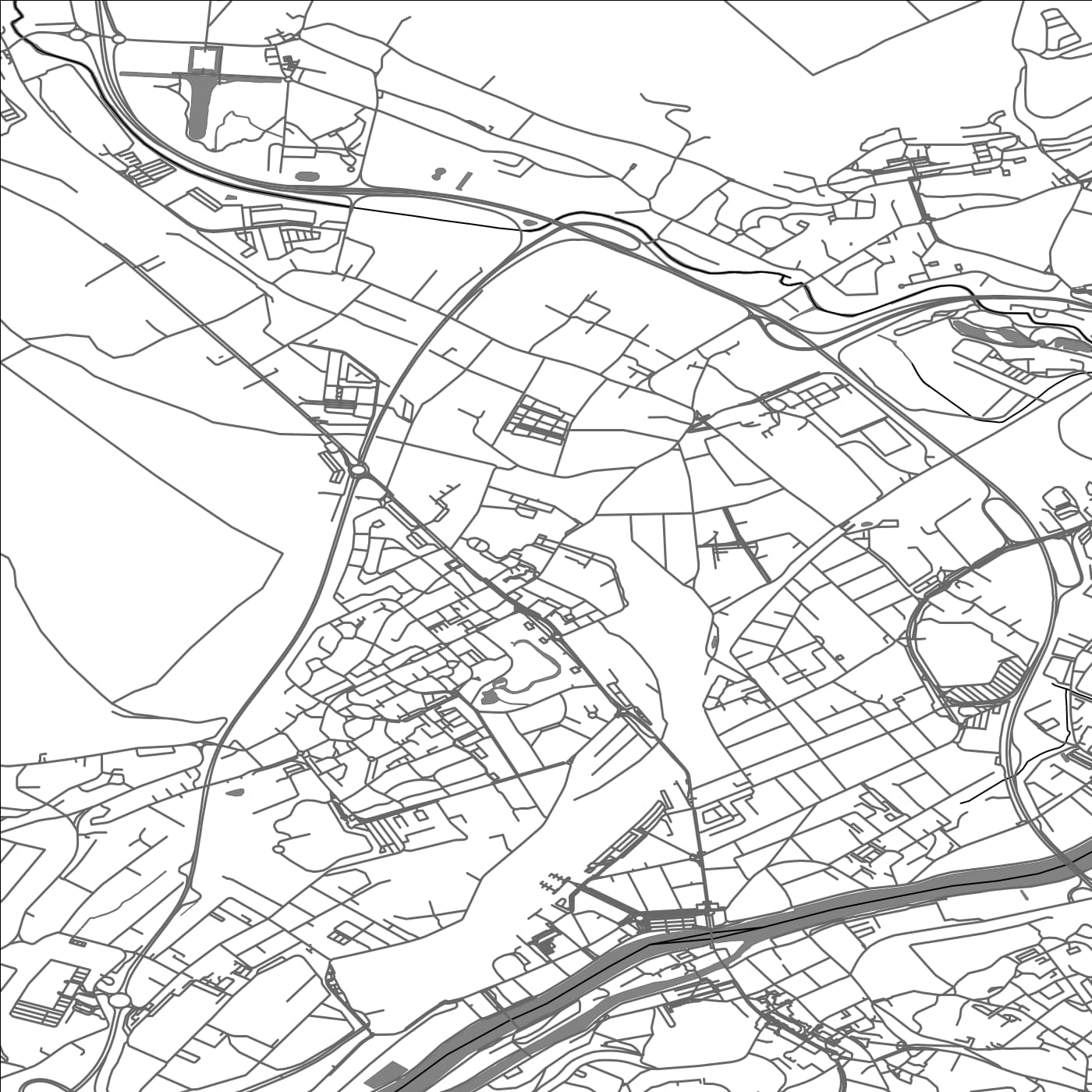 ROAD MAP OF NOGENT-SUR-OISE, FRANCE BY MAPBAKES