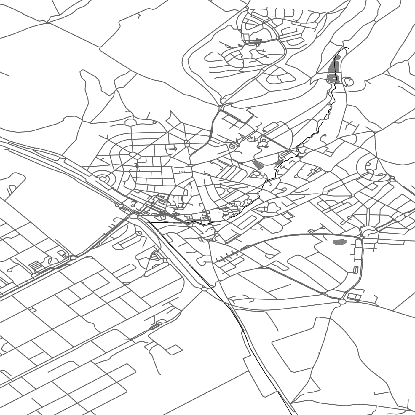 ROAD MAP OF NOTRE-DAME-DE-GRAVENCHON, FRANCE BY MAPBAKES