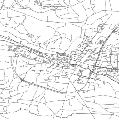 ROAD MAP OF OBERNAI, FRANCE BY MAPBAKES