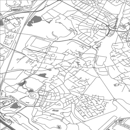 ROAD MAP OF OIGNIES, FRANCE BY MAPBAKES