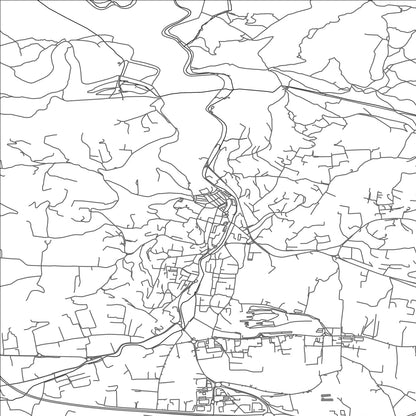 ROAD MAP OF OLLIOULES, FRANCE BY MAPBAKES