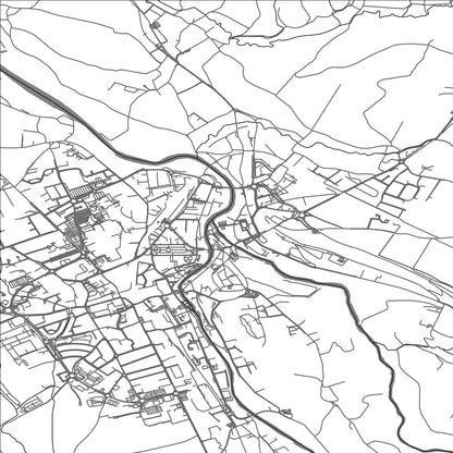 ROAD MAP OF OLORON-SAINTE-MARIE, FRANCE BY MAPBAKES