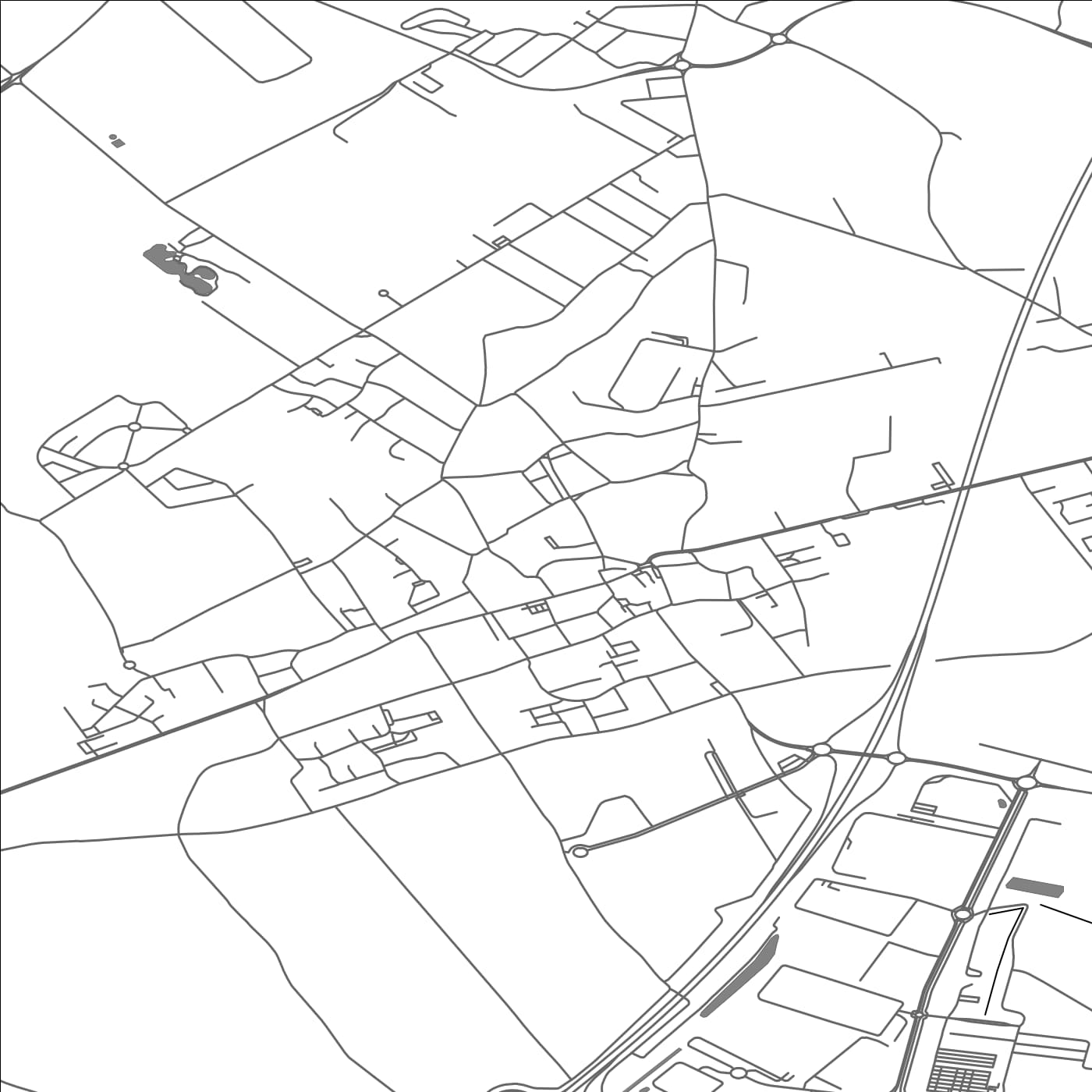 ROAD MAP OF ONNAING, FRANCE BY MAPBAKES