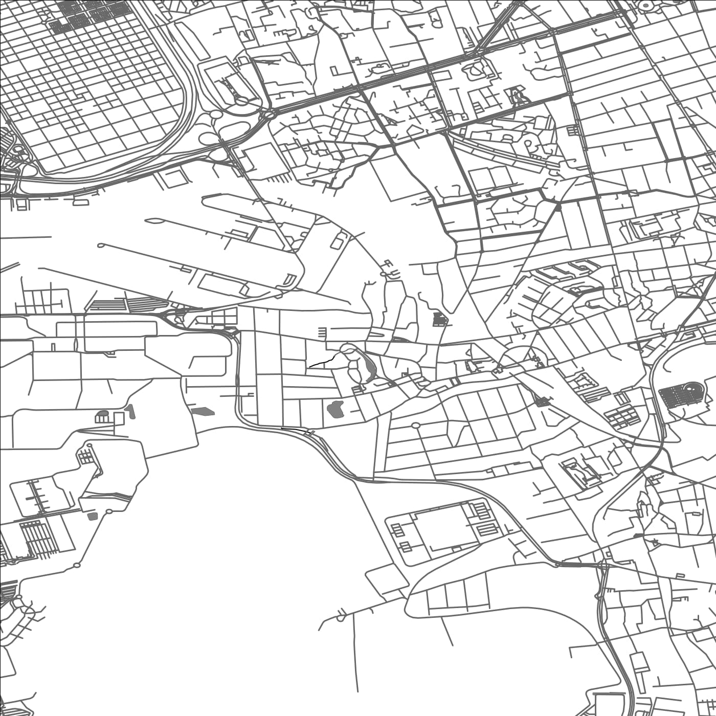 ROAD MAP OF ORLY, FRANCE BY MAPBAKES