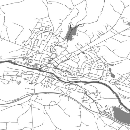 ROAD MAP OF ORTHEZ, FRANCE BY MAPBAKES