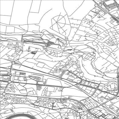 ROAD MAP OF OSNY, FRANCE BY MAPBAKES