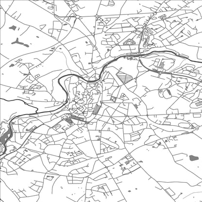 ROAD MAP OF PARTHENAY, FRANCE BY MAPBAKES