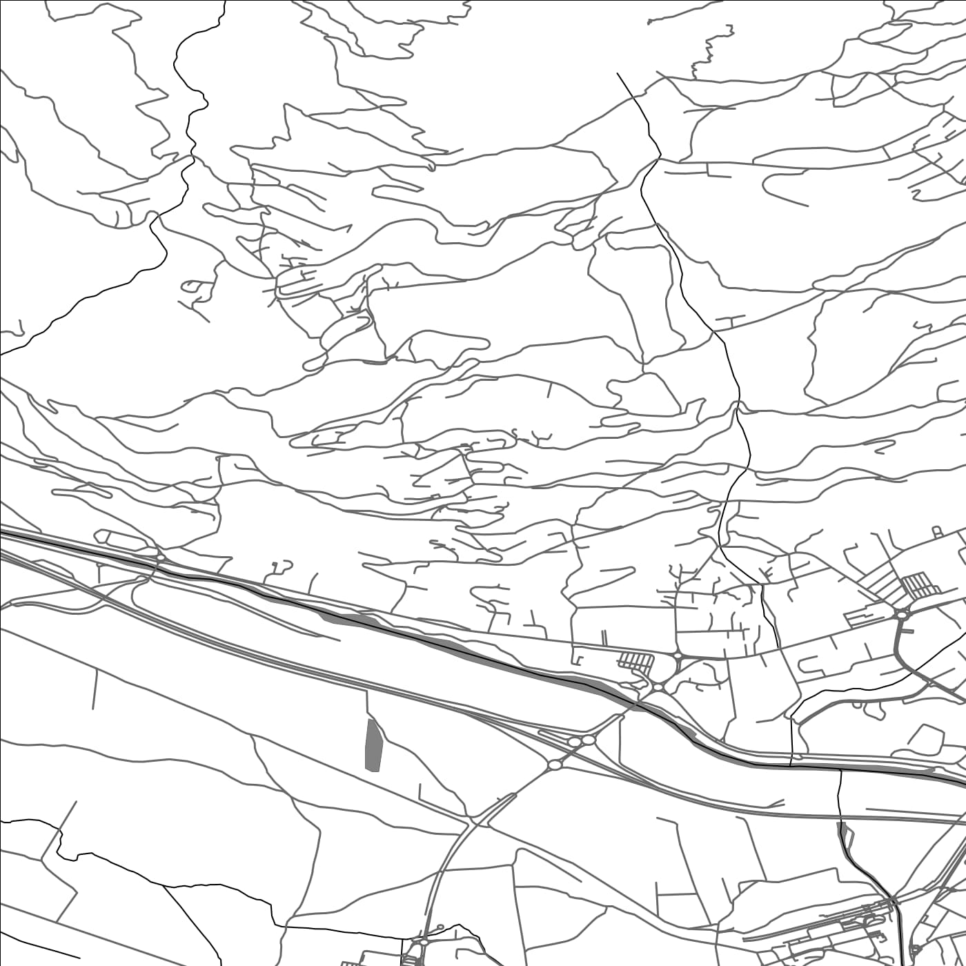 ROAD MAP OF PASSY, FRANCE BY MAPBAKES