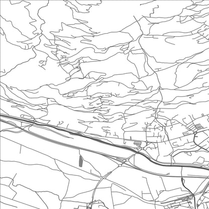 ROAD MAP OF PASSY, FRANCE BY MAPBAKES