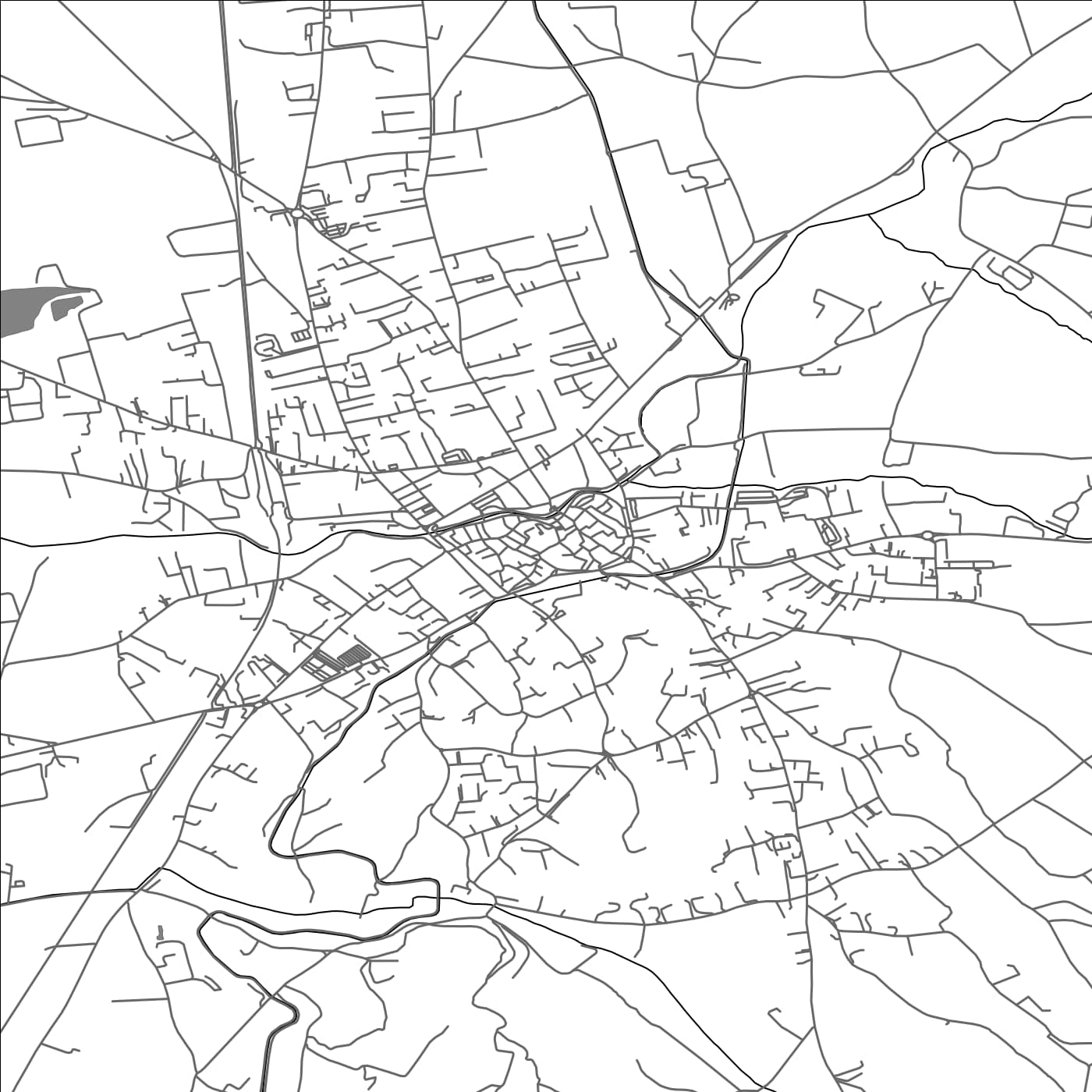 ROAD MAP OF PERNES-LES-FONTAINES, FRANCE BY MAPBAKES