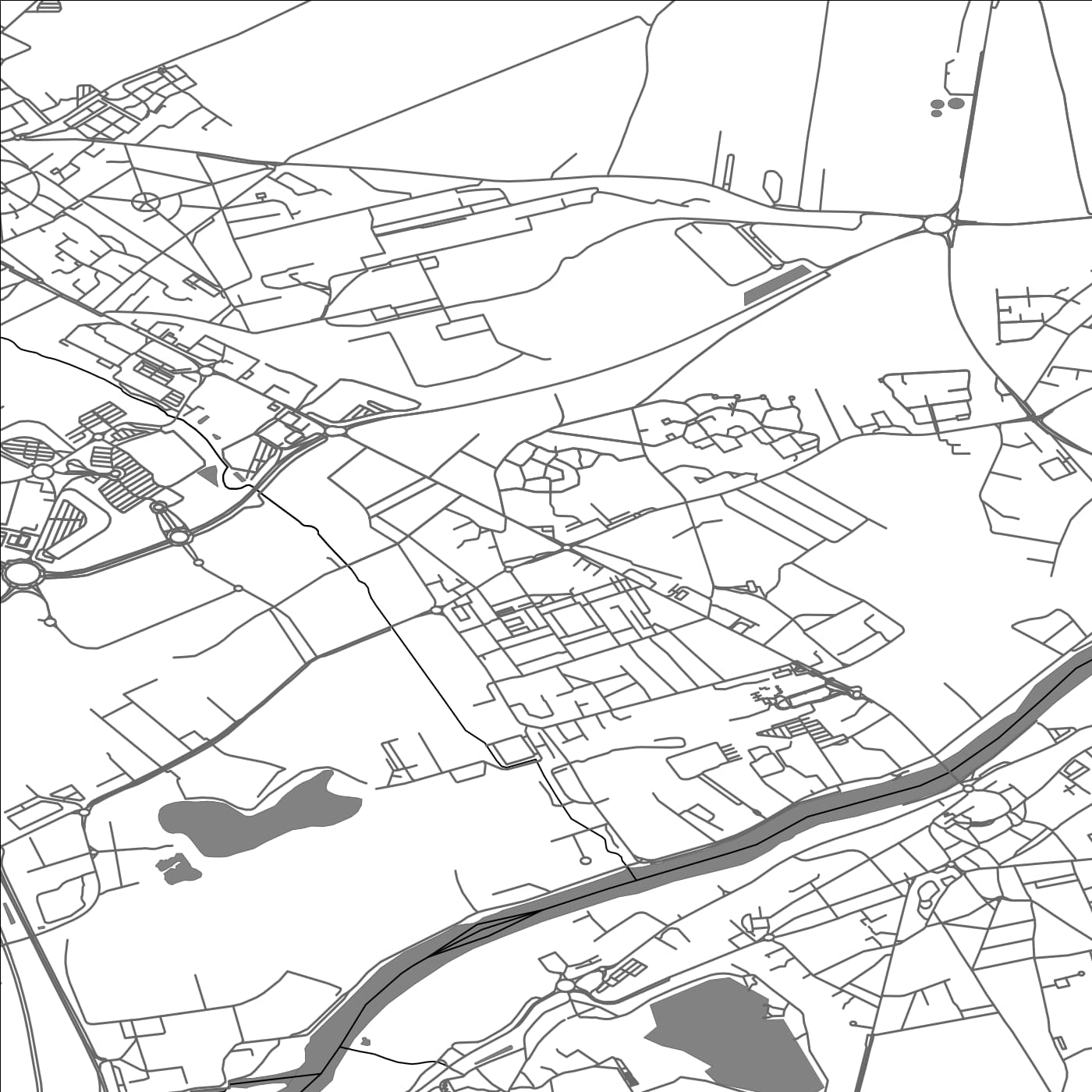 ROAD MAP OF PERSAN, FRANCE BY MAPBAKES