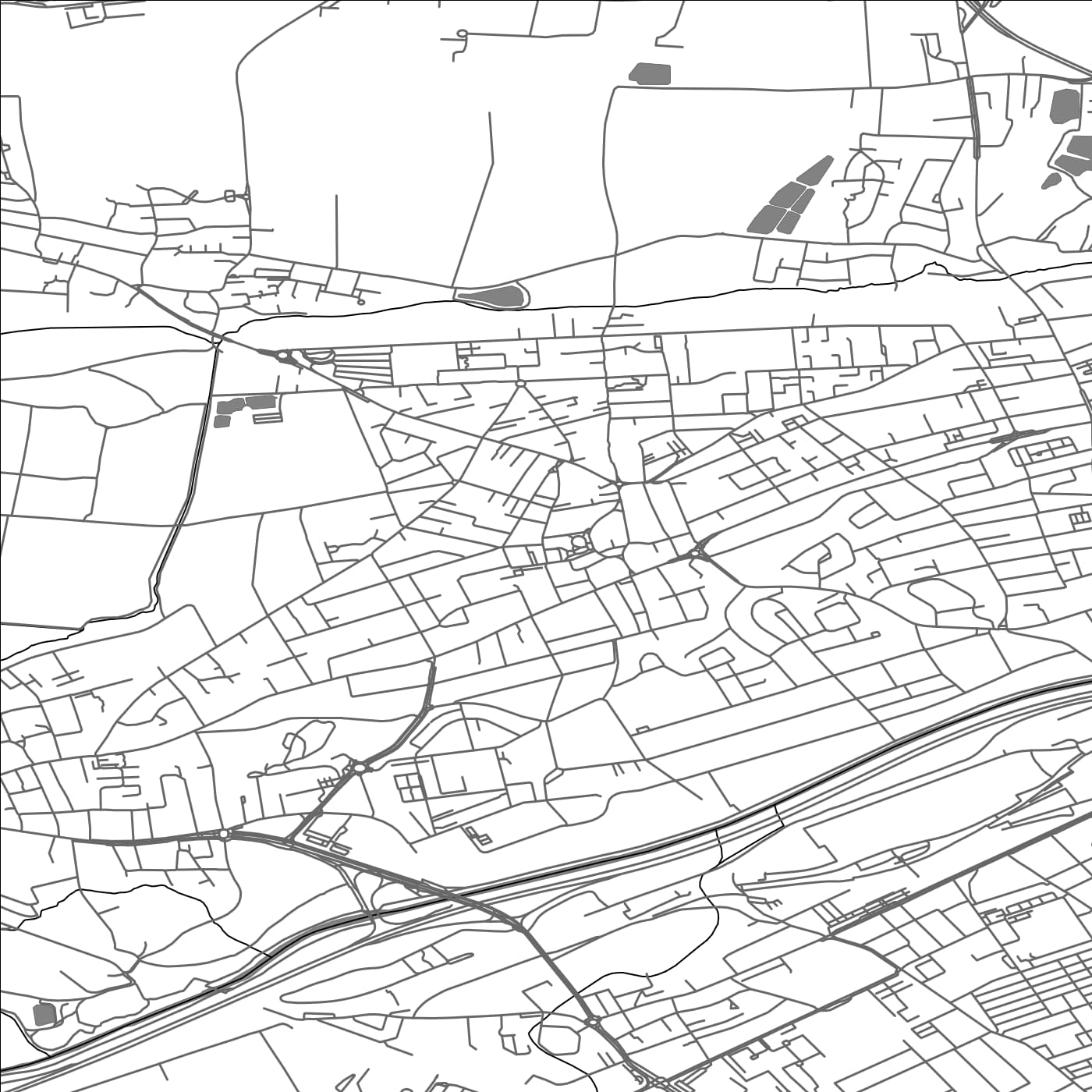 ROAD MAP OF PFASTATT, FRANCE BY MAPBAKES