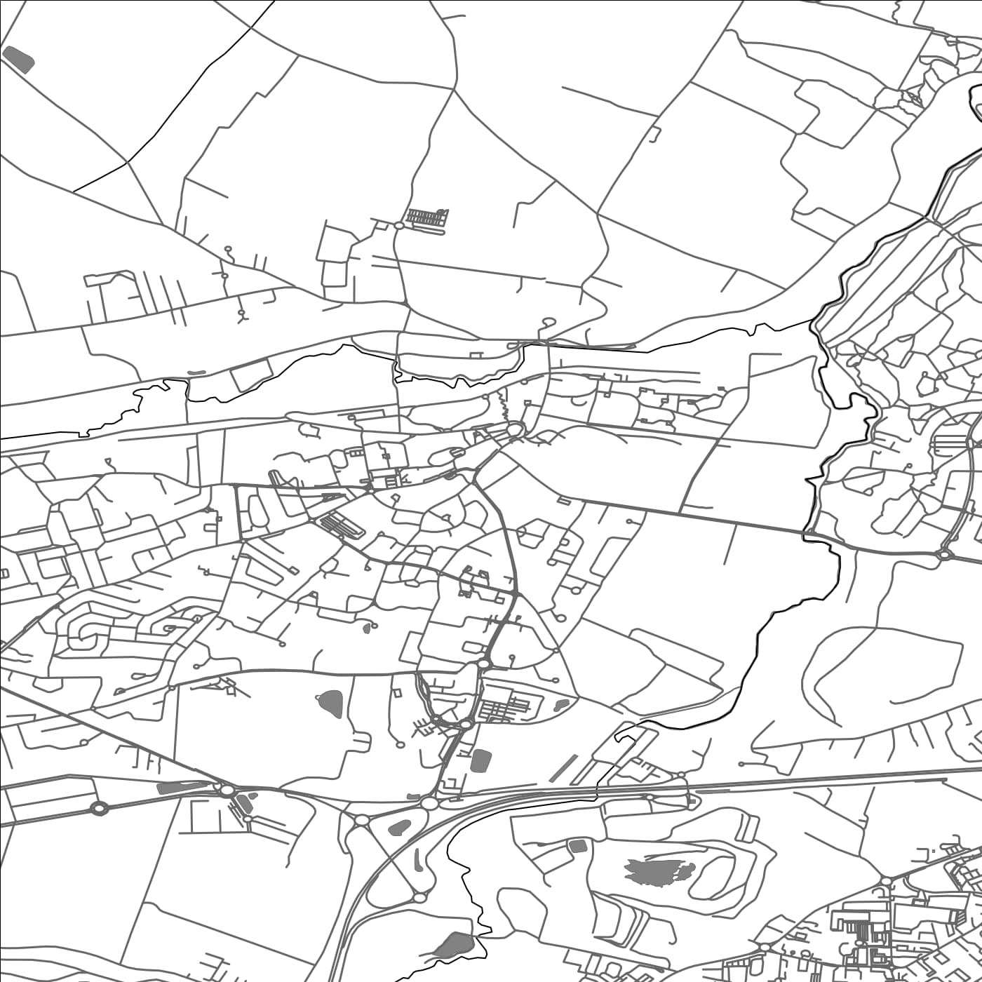 ROAD MAP OF PIBRAC, FRANCE BY MAPBAKES