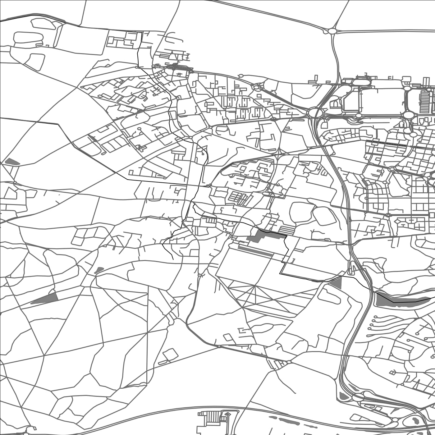 ROAD MAP OF PLAISIR, FRANCE BY MAPBAKES