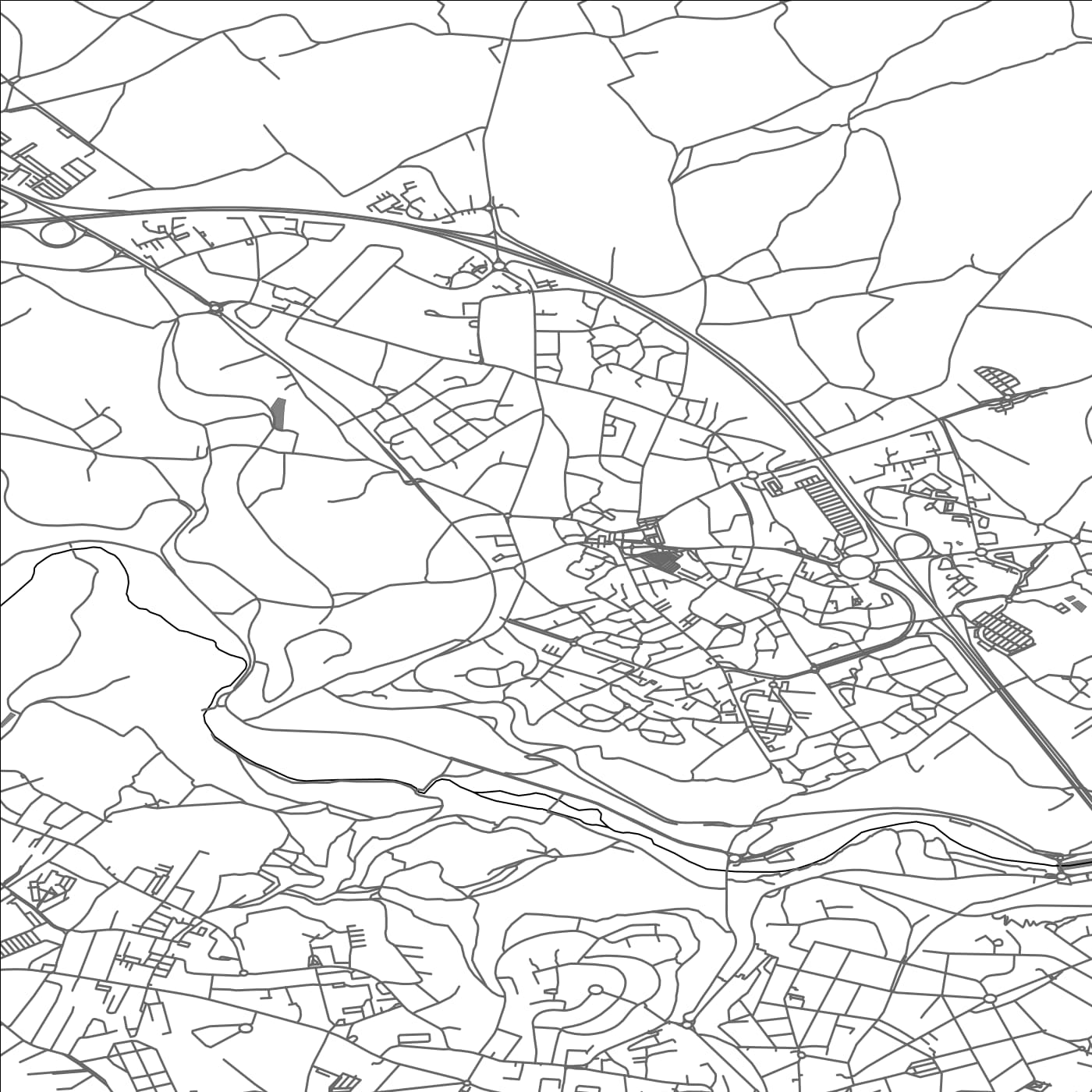 ROAD MAP OF PLERIN, FRANCE BY MAPBAKES