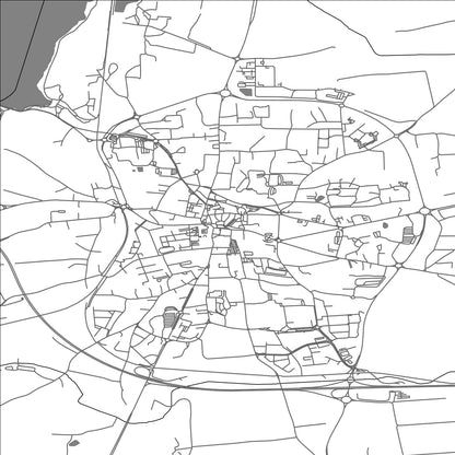 ROAD MAP OF PLOERMEL, FRANCE BY MAPBAKES