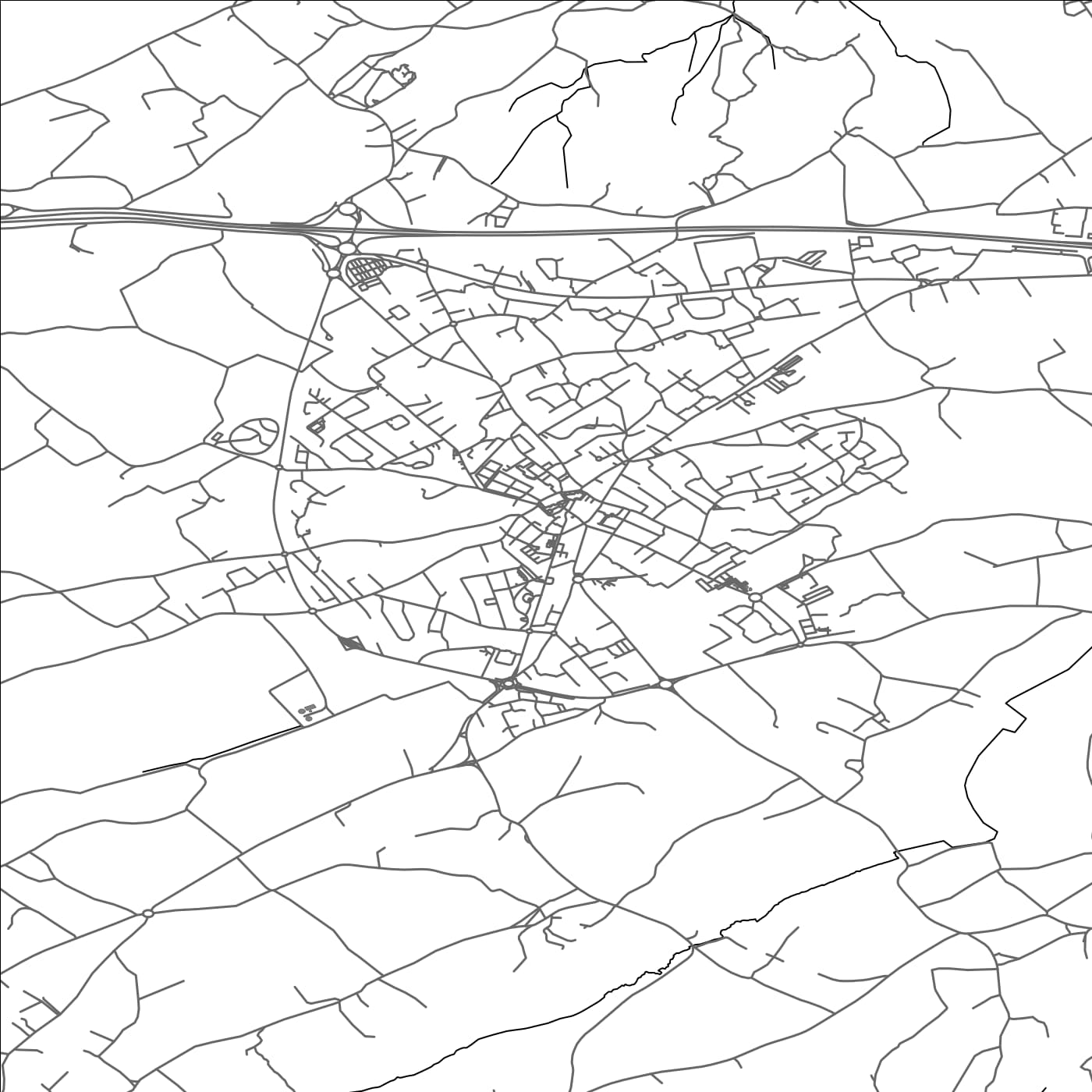 ROAD MAP OF PLOUGASTEL-DAOULAS, FRANCE BY MAPBAKES