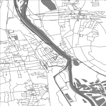 ROAD MAP OF PONT-A-MOUSSON, FRANCE BY MAPBAKES