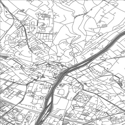 ROAD MAP OF PONTOISE, FRANCE BY MAPBAKES