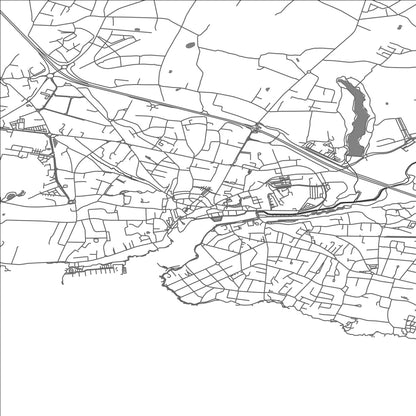 ROAD MAP OF PORNIC, FRANCE BY MAPBAKES