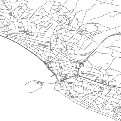 ROAD MAP OF PORNICHET, FRANCE BY MAPBAKES