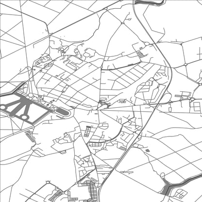 ROAD MAP OF RAMBOUILLET, FRANCE BY MAPBAKES