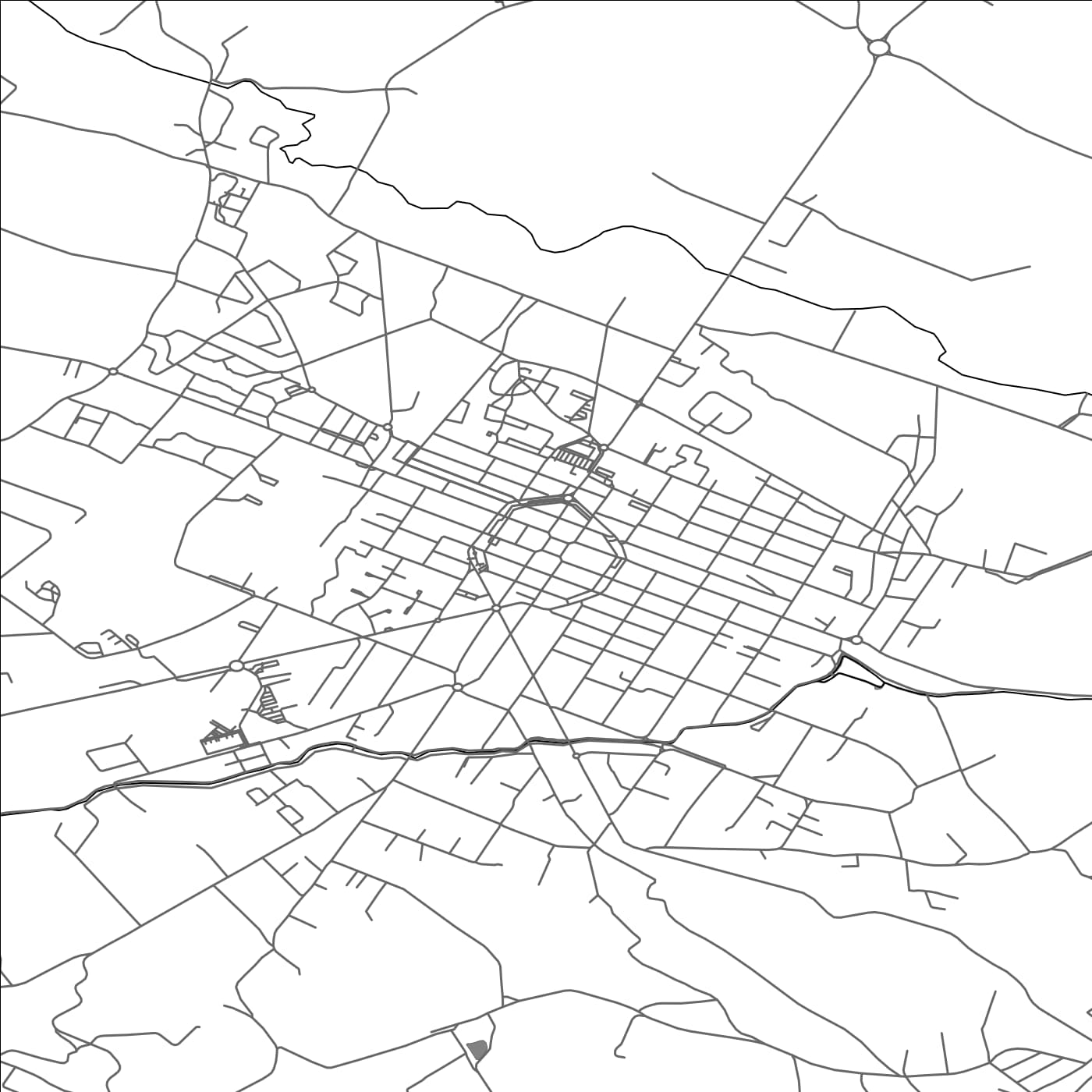 ROAD MAP OF REVEL, FRANCE BY MAPBAKES