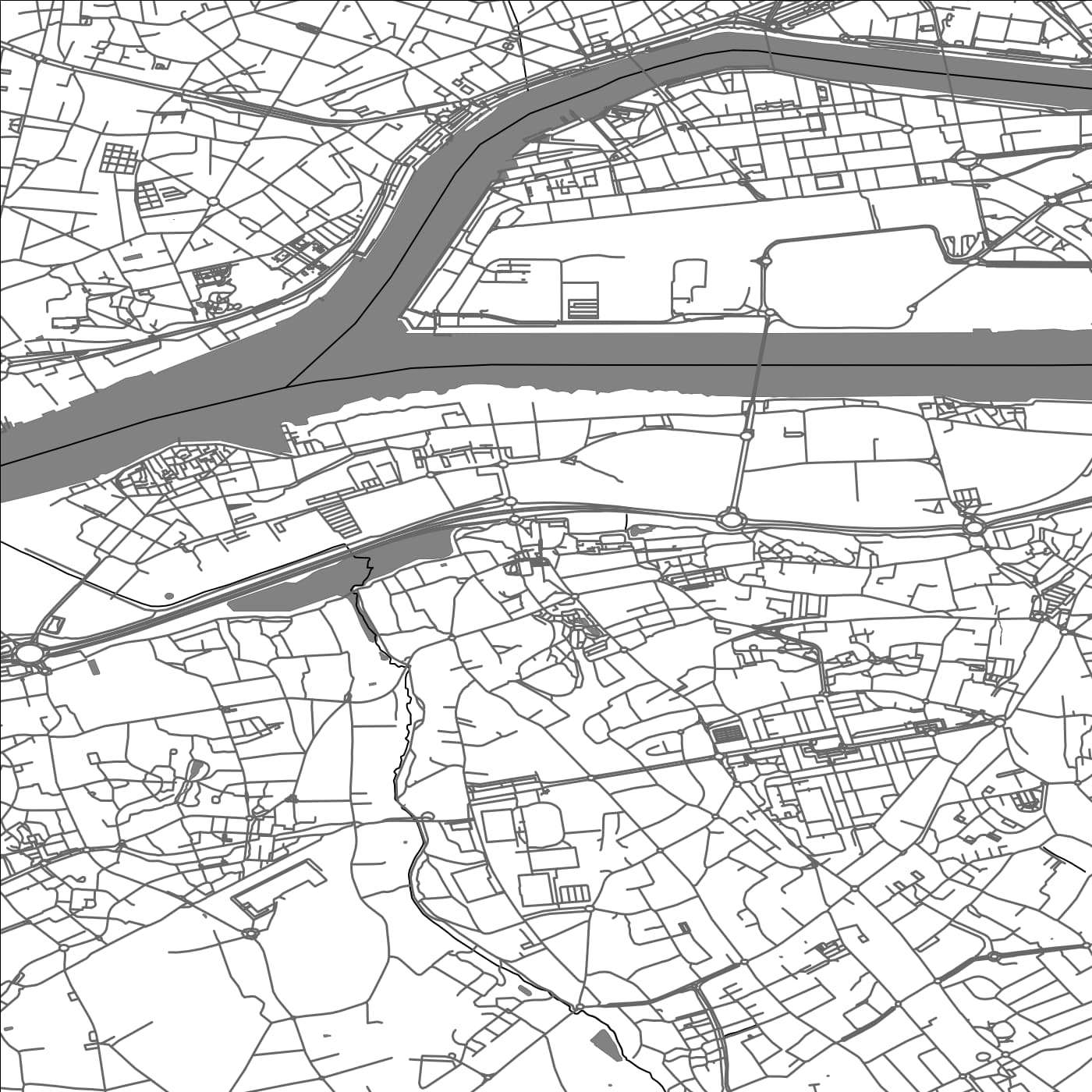 ROAD MAP OF REZE, FRANCE BY MAPBAKES