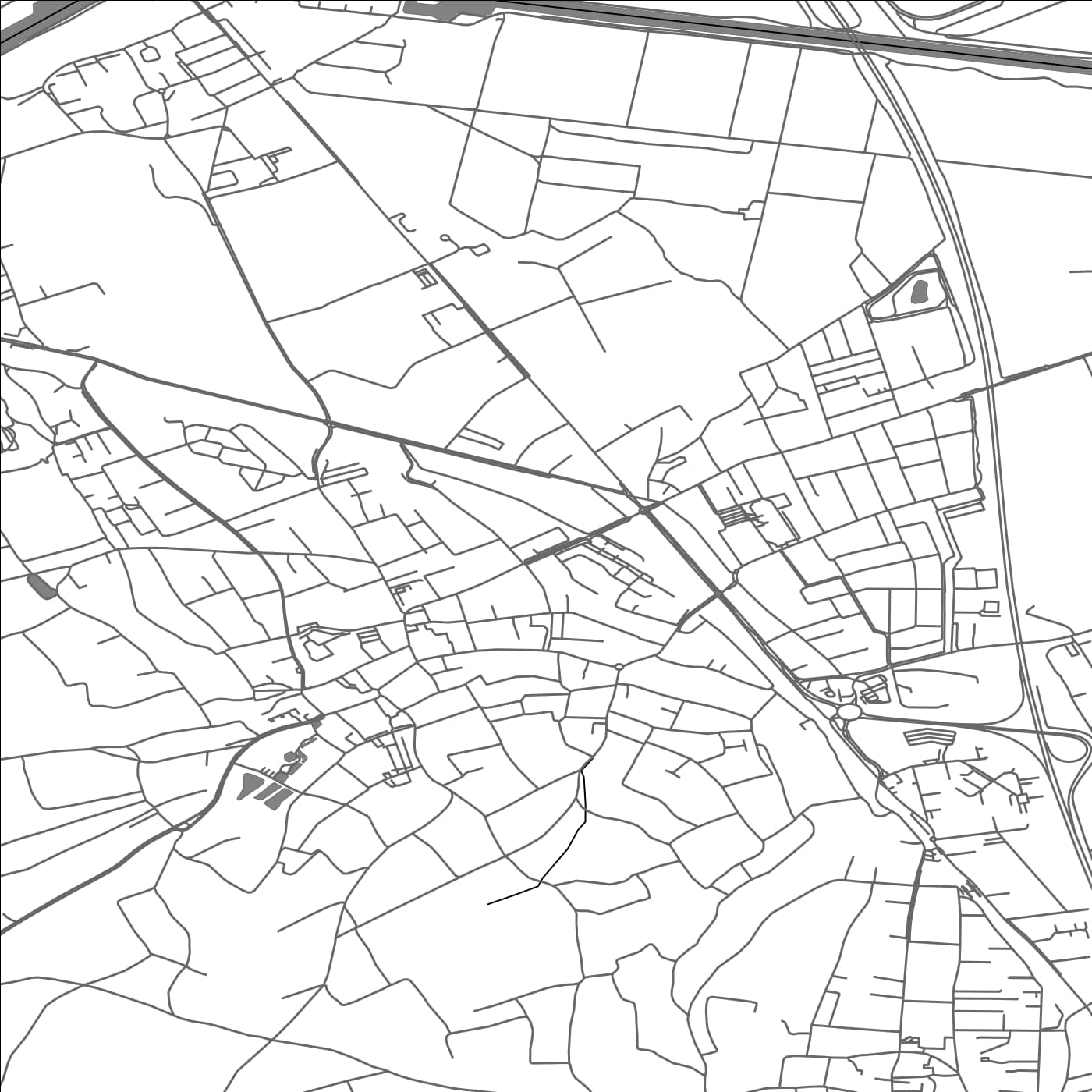 ROAD MAP OF RIXHEIM, FRANCE BY MAPBAKES