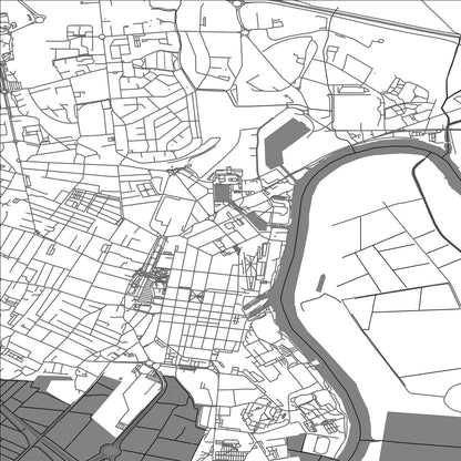 ROAD MAP OF ROCHEFORT, FRANCE BY MAPBAKES