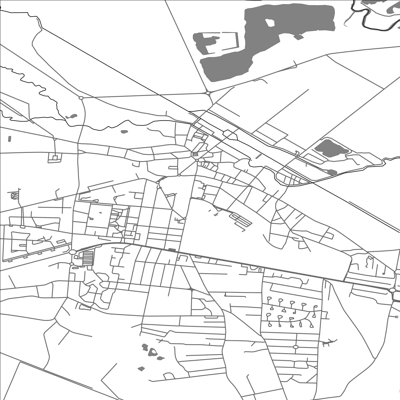 ROAD MAP OF ROMILLY-SUR-SEINE, FRANCE BY MAPBAKES