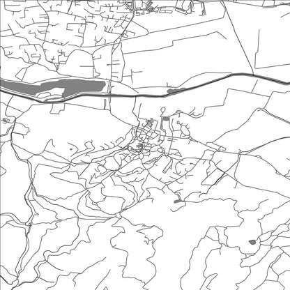 ROAD MAP OF ROQUEBRUNE-SUR-ARGENS, FRANCE BY MAPBAKES