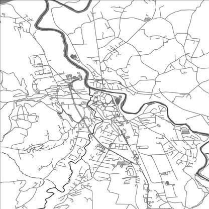 ROAD MAP OF RUMILLY, FRANCE BY MAPBAKES