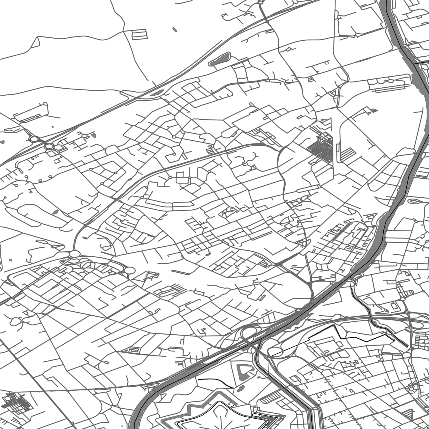 ROAD MAP OF SAINT-ANDRE, FRANCE BY MAPBAKES