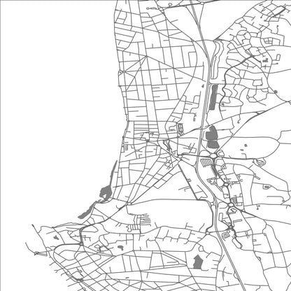 ROAD MAP OF SAINT-BREVIN-LES-PINS, FRANCE BY MAPBAKES