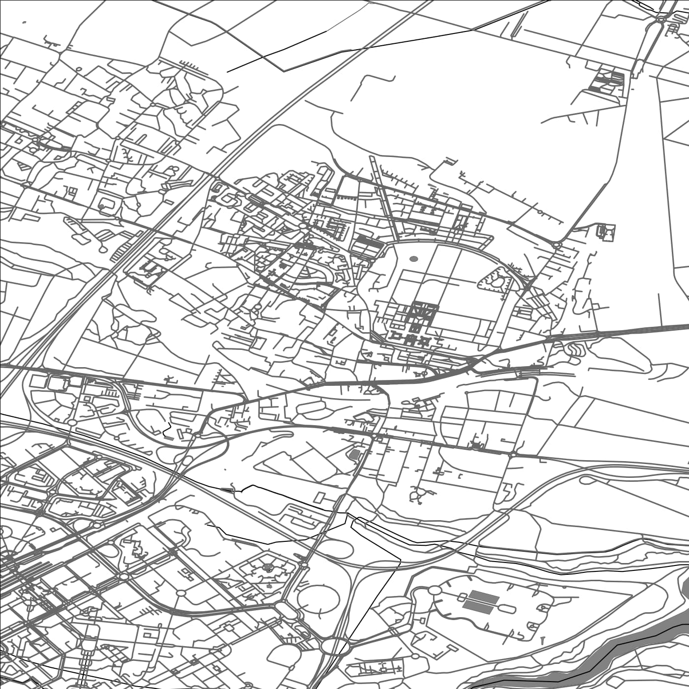 ROAD MAP OF SAINT-CYR-L'ECOLE, FRANCE BY MAPBAKES