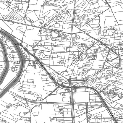 ROAD MAP OF SAINT-DENIS, FRANCE BY MAPBAKES