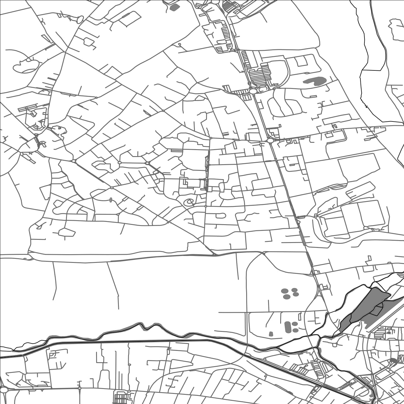 ROAD MAP OF SAINT-DOULCHARD, FRANCE BY MAPBAKES