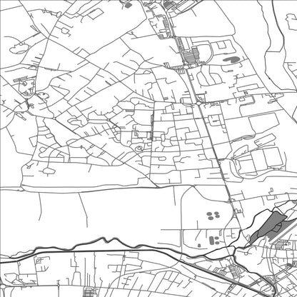 ROAD MAP OF SAINT-DOULCHARD, FRANCE BY MAPBAKES