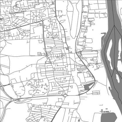 ROAD MAP OF SAINT-ETIENNE-DU-ROUVRAY, FRANCE BY MAPBAKES