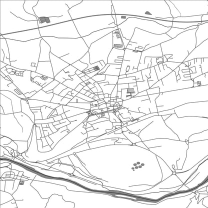 ROAD MAP OF SAINT-GAUDENS, FRANCE BY MAPBAKES