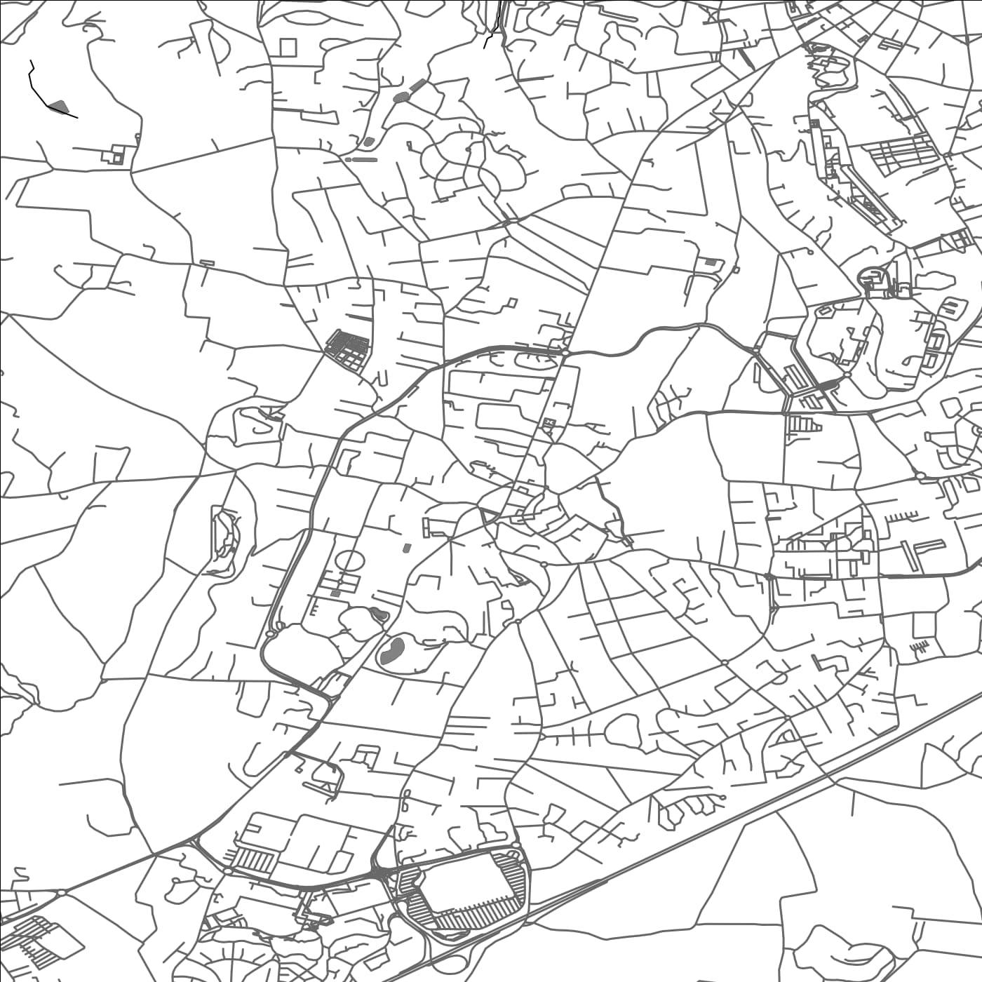 ROAD MAP OF SAINT-GENIS-LAVAL, FRANCE BY MAPBAKES