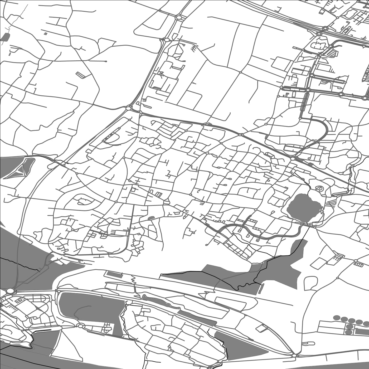 ROAD MAP OF SAINT-HERBLAIN, FRANCE BY MAPBAKES