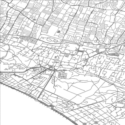 ROAD MAP OF SAINT-JEAN-DE-MONTS, FRANCE BY MAPBAKES