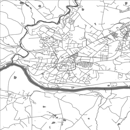 ROAD MAP OF SAINT-JUNIEN, FRANCE BY MAPBAKES