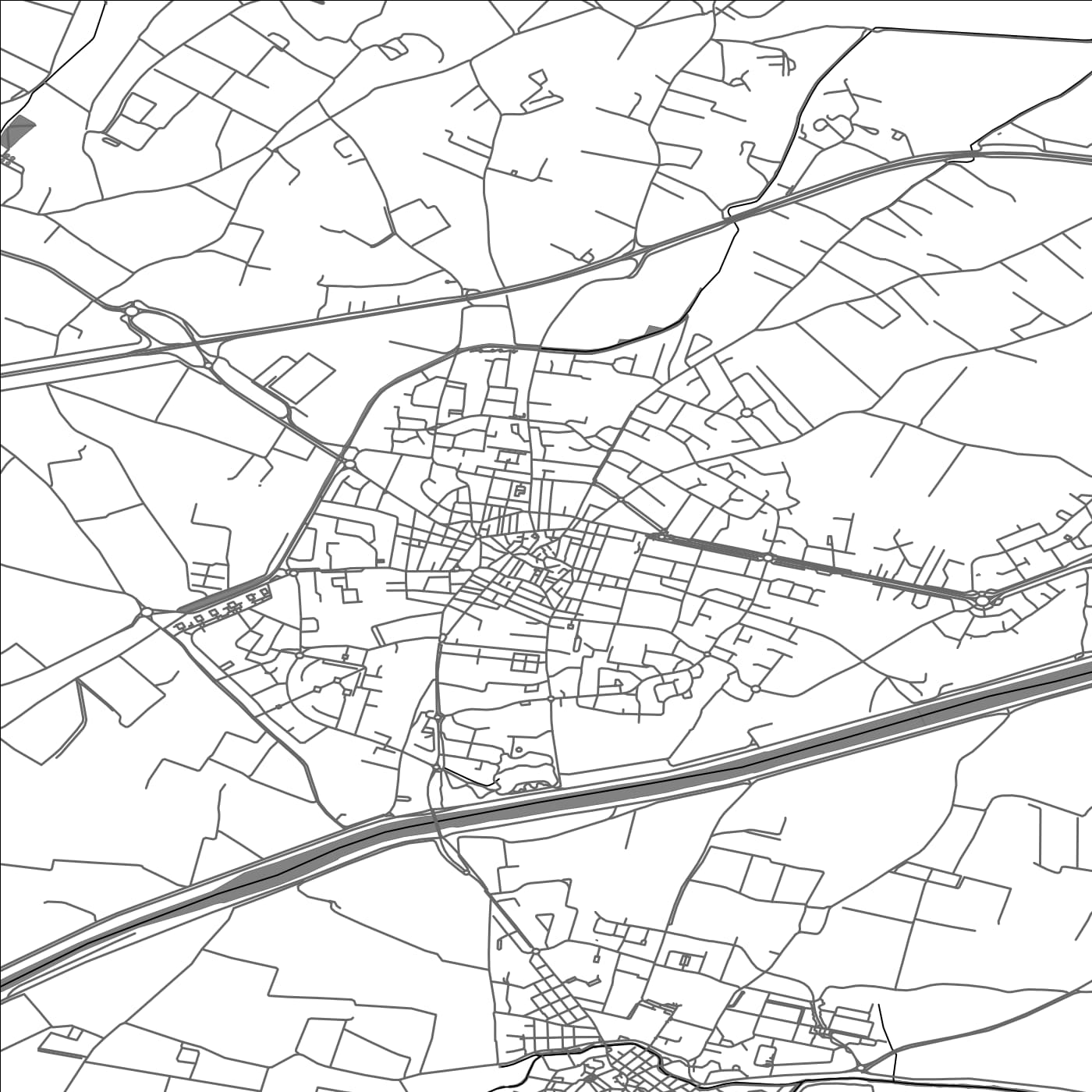 ROAD MAP OF SAINT-LAURENT-DE-LA-SALANQUE, FRANCE BY MAPBAKES