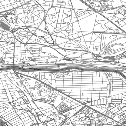 ROAD MAP OF SAINT-MAURICE, FRANCE BY MAPBAKES