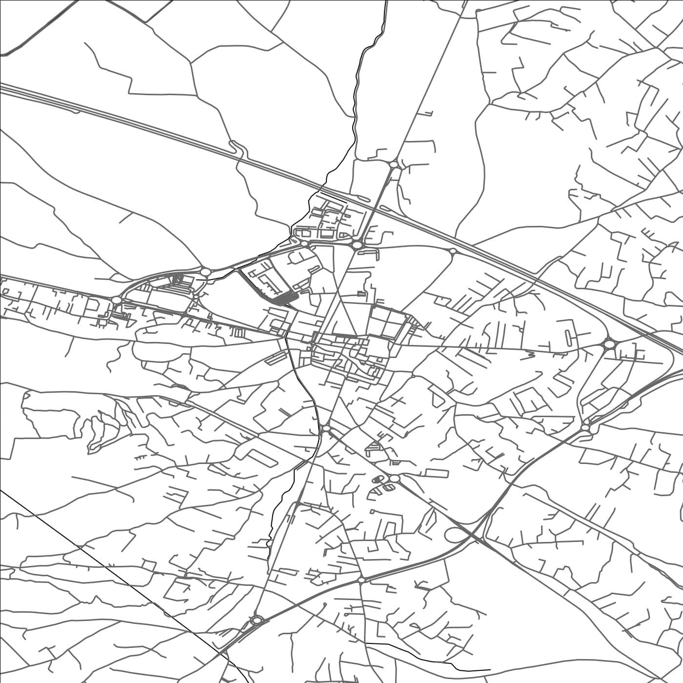 ROAD MAP OF SAINT-MAXIMIN-LA-SAINTE-BAUME, FRANCE BY MAPBAKES