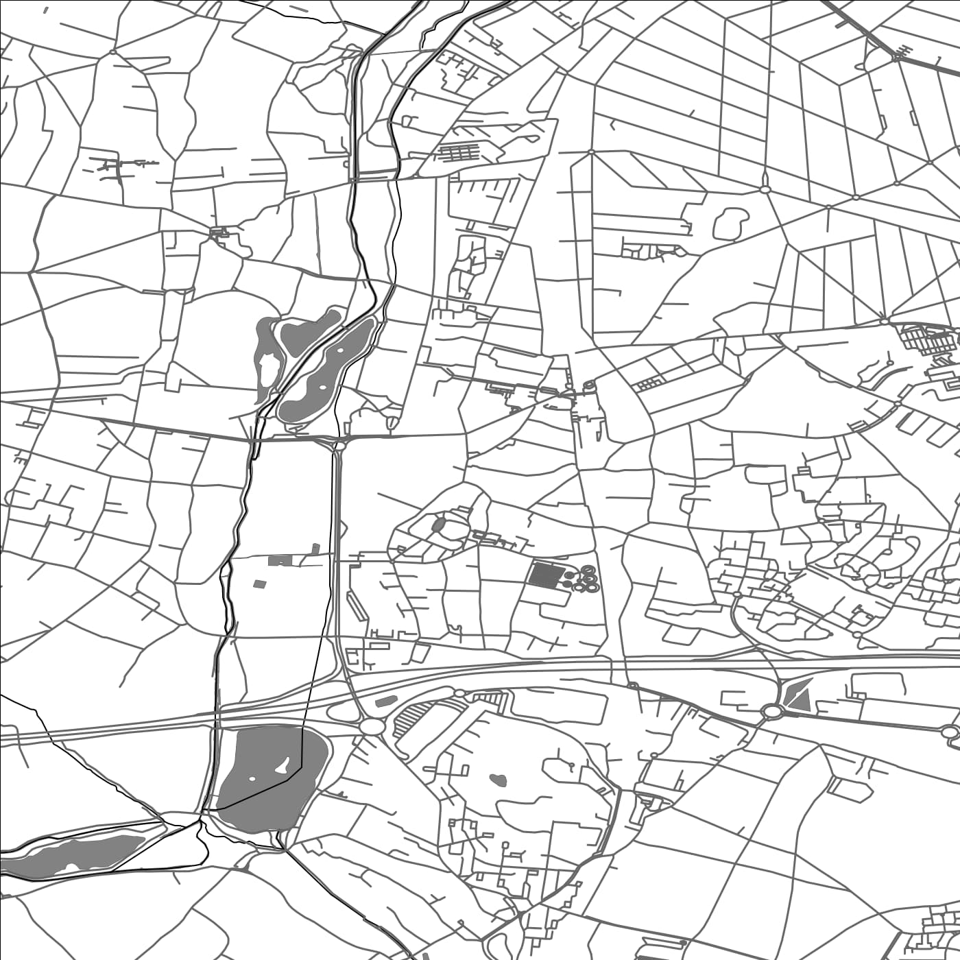 ROAD MAP OF SAINT-MICHEL-SUR-ORGE, FRANCE BY MAPBAKES