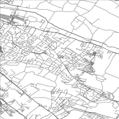 ROAD MAP OF SAINT-ORENS-DE-GAMEVILLE, FRANCE BY MAPBAKES